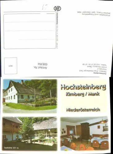 608394,Mehrbild Ak Kirnberg Mank Hochsteinberg