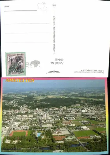 608411,Amstetten Totale pub Alpine Luftbild 89883