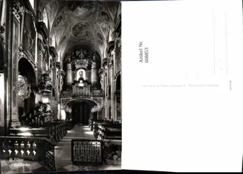 608853,Foto Ak St Pölten Domkirche Dom Innenansicht