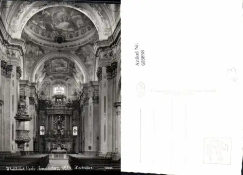 608858,Foto Ak Sonntagberg Wallfahrtskirche Hochaltar Rosenau a. Sonntagberg