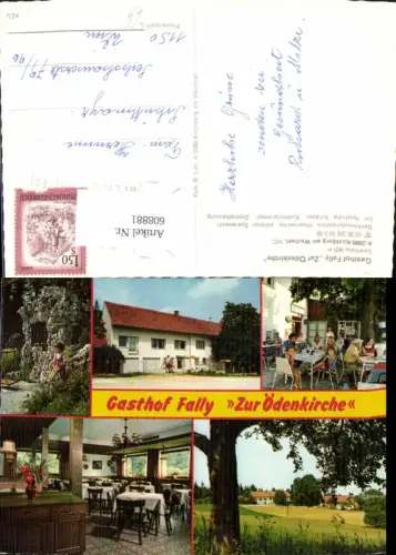 608881,Mehrbild Ak Gasthof Fally Zur Ödenkirche Kirchberg a. Wechsel Gastgarten
