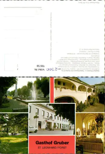 708738 St Leonhard am Forst Gasthof Gruber