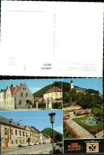 708753 Mehrbild AK Altenmarkt a. d. Triesting Gasthof zum schwarzen Adler VW Käfer