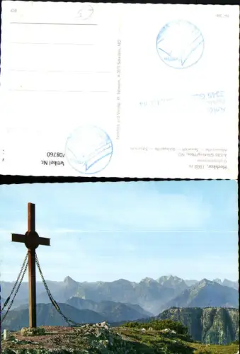 708760 Hochkar Göstling a. d. Ybbs Gipfelkreuz u. Panorama