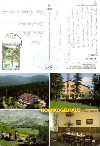 708810 Mehrbild AK Hohe Wand Hochkogelhaus Stollhof