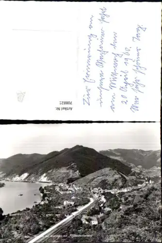 708821 Foto AK Spitz a. d. Donau Wachau mit Tausendeimerberg
