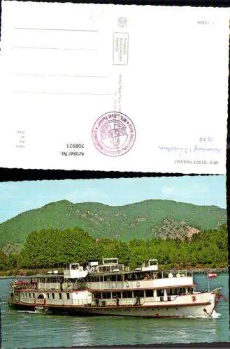 708921 Schiff Dampfer MFS Stadt Passau in der Wachau