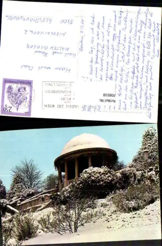 708938 Baden b. Wien Beethoventempel im Winter