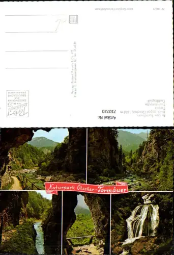 710720 Mehrbild AK Tormäuer Blick geg. Ötscher Toreck Trefflingfall b. Puchenstuben