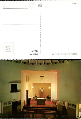 710730 Edlach a. d. Rax Pfarrkirche Innenansicht