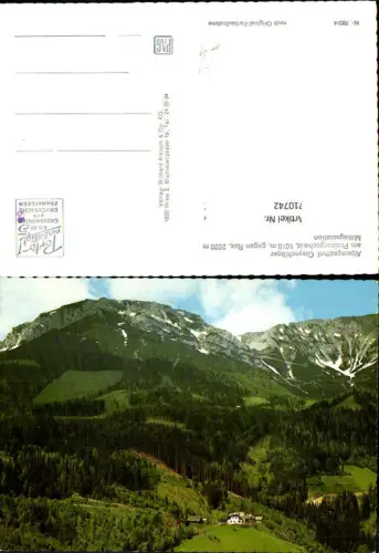 710742 Alpengasthof Geyschläger a. Preinergscheid geg. Rax Mittagsstation Prein a. d. Rax