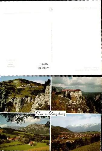 710751 Mehrbild AK Rax u. Umgebung Ottohaus Berghotel Raxbahn Raxseilbahn Payerbach Reichenau a. d. Rax