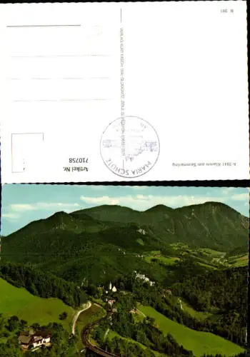 710758 Klamm a. Semmering Totale mit Eisenbach Viadukt
