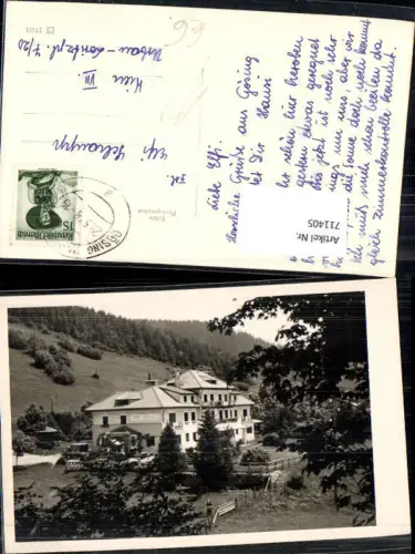 711405 Foto AK Gösing an der Mariazeller Bahn Puchenstuben Alpenhotel um 1958