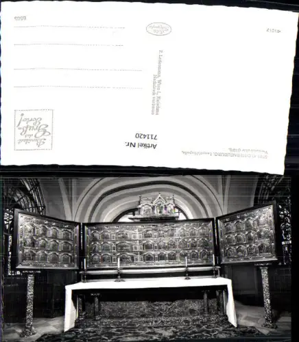 711420 Foto AK Stift Klosterneuburg Leopoldikapelle Verduneraltar Altar