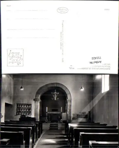 711422 Foto AK Stift Klosterneuburg St Gertrudskapelle Inneres