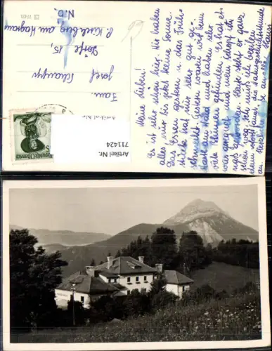 711424 Foto AK Gösing a. d. Mariazeller Bahn Alpenhotel um 1958