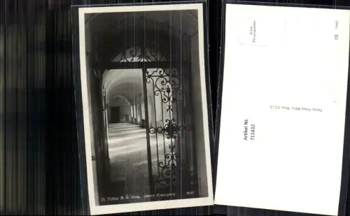 711432 Foto AK St Pölten Dom oberer Kreuzgang Eisentor