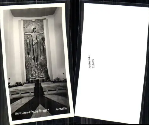 711435 Stift Ternitz Herz-Jesu-Kirche Inneres Altar