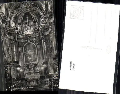 711438 Foto AK St Pölten Dom Hochaltar Altar