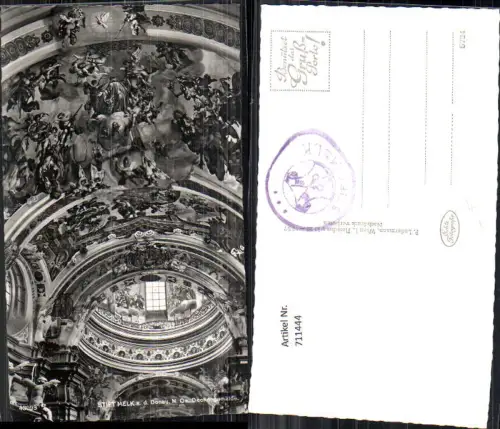 711444 Foto AK Stift Melk a. d. Donau Deckengemälde Detailansicht