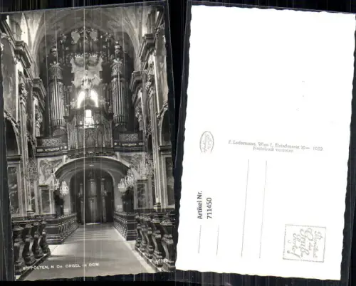 711450 Foto AK St Pölten Orgel im Dom