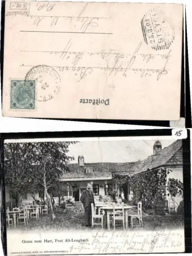 62624,Gruss aus Hart b. Altlengbach Gasthaus RARE AK