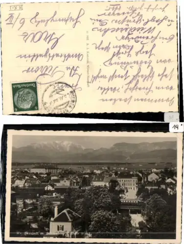 64665,Wr Neustadt mit Schneeberg Hohe Wand