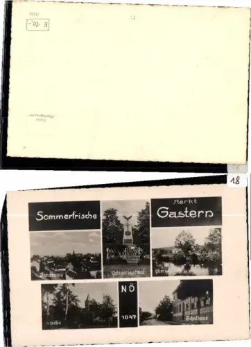 65022,Sommerfrische Gastern Schule b. Waidhofen a,d. Thaya