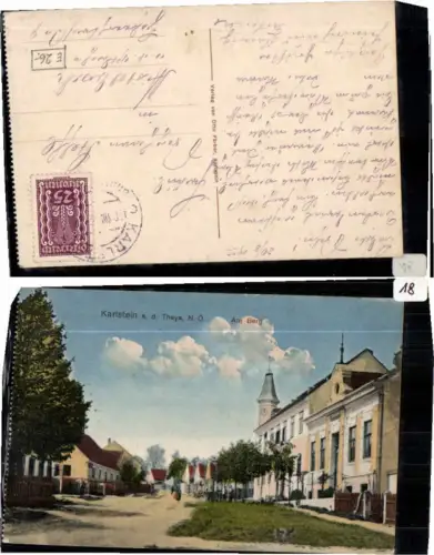 65051,Karlstein a.d. Thaya Partie am Berg 1922