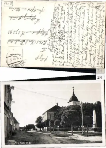 65097,Neu Pölla Strassenansicht 1938 b. Allentsteig