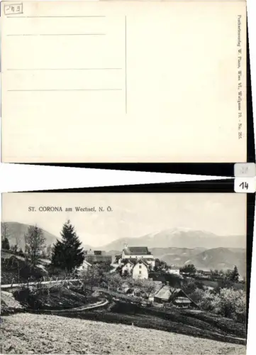 65296,St Corona am Wechsel b. Kirchberg 1910