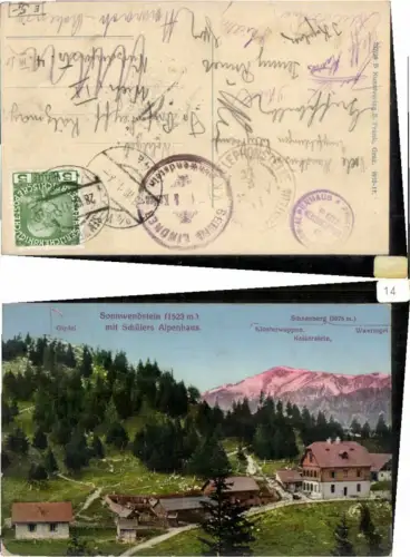 65310,Sonnwendstein Semmering Schülers Alpenhaus 1910