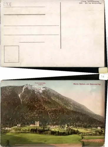 65319,Maria Schutz am Semmering Totale 1910 Photochrom