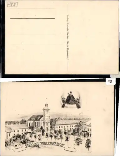 65325,Gruss aus Maria Enzersdorf b. Wien 1900