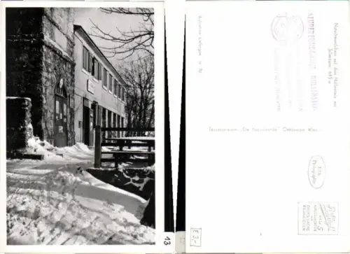 65363,Julienturm Naturfreundehaus Höllenstein Hinterbrühl Mödling