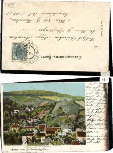 65371,Gruss aus Kaltenleutgeben 1900
