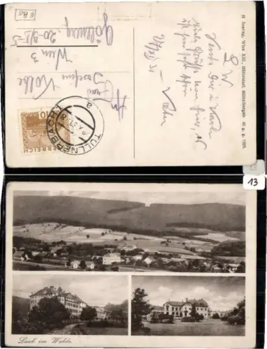 65377,Laab im Walde 3 Bildkarte 1928