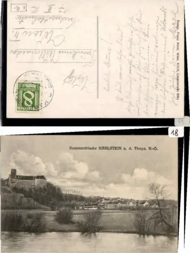 65415,Sommerfrische Karlstein a.d. Thaya 1920