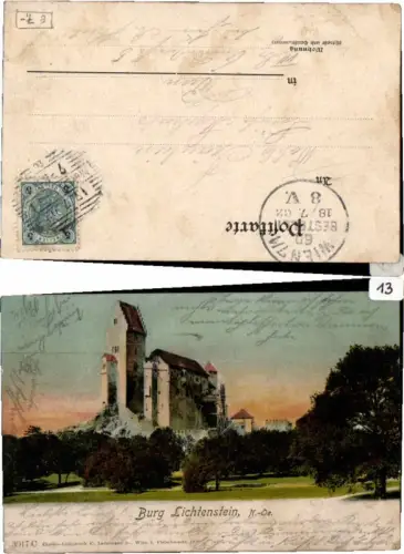 65435,Burg Liechtenstein b. Mödling Maria Enzersdorf 1900