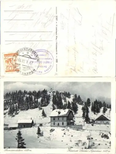 65865,FRiedrich Schüler Haus b. Semmering 1925
