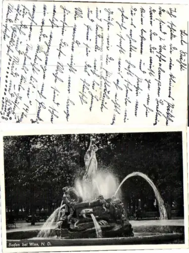 65897,Baden b. Wien Brunnen 1940