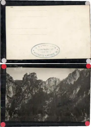 66380,Fotokarte Bergpartie b Mitterbach Zinken