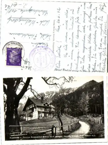 66985,Hotel Knappenhof bei Edlach Reichenau 1940