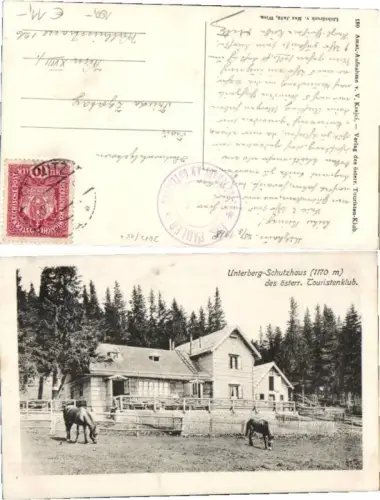 67087,Unterberg Schutzhaus bei Muggendorf 1918