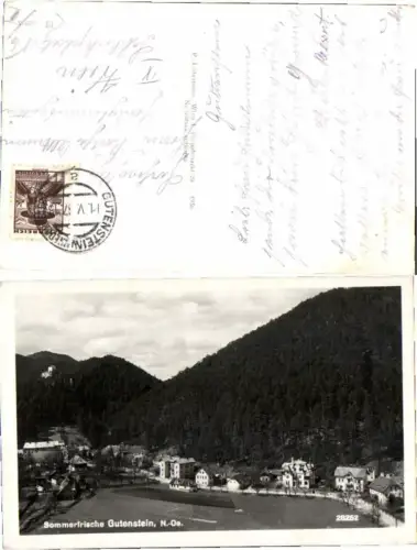 67093,Sommerfrische Gutenstein Totale 1936
