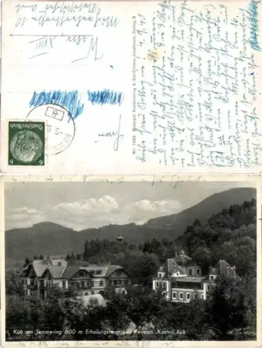 67095,Küb am Semmering Pension Kastell