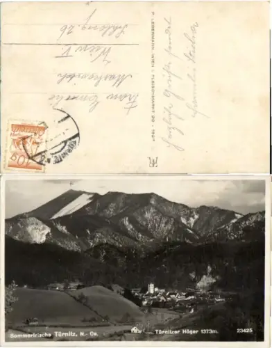 67107,Sommerfrische Türnitz Türnitzer Höger 1927