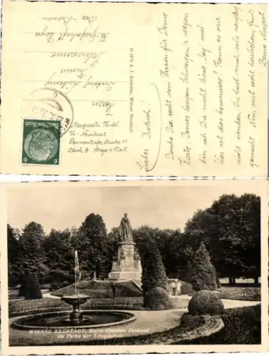 67128,Wiener Neustadt Maria Theresien Denkmal Park