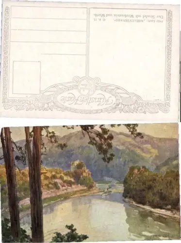 68337,Werfenstein Wörth b. Grein St Nikola Fritz Lach sign.